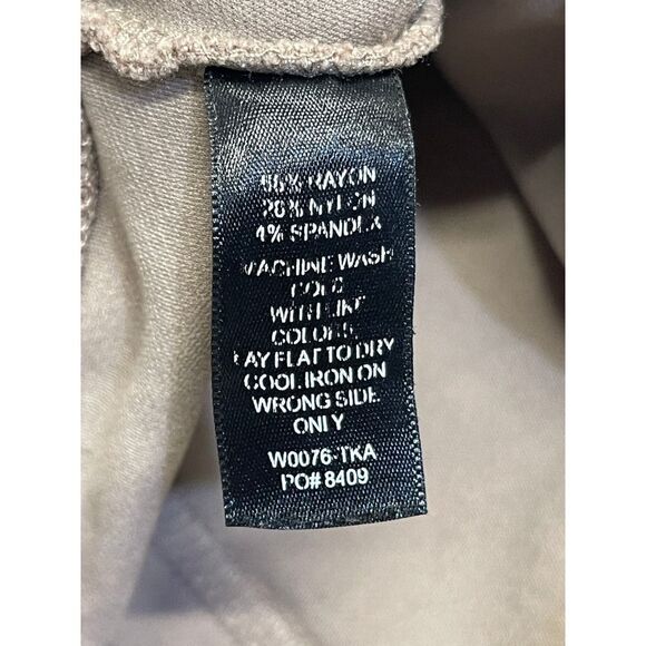 Betabrand Women sz small petite straight Dress Pant Yoga tan Stretch Pull On - Picture 5 of 12